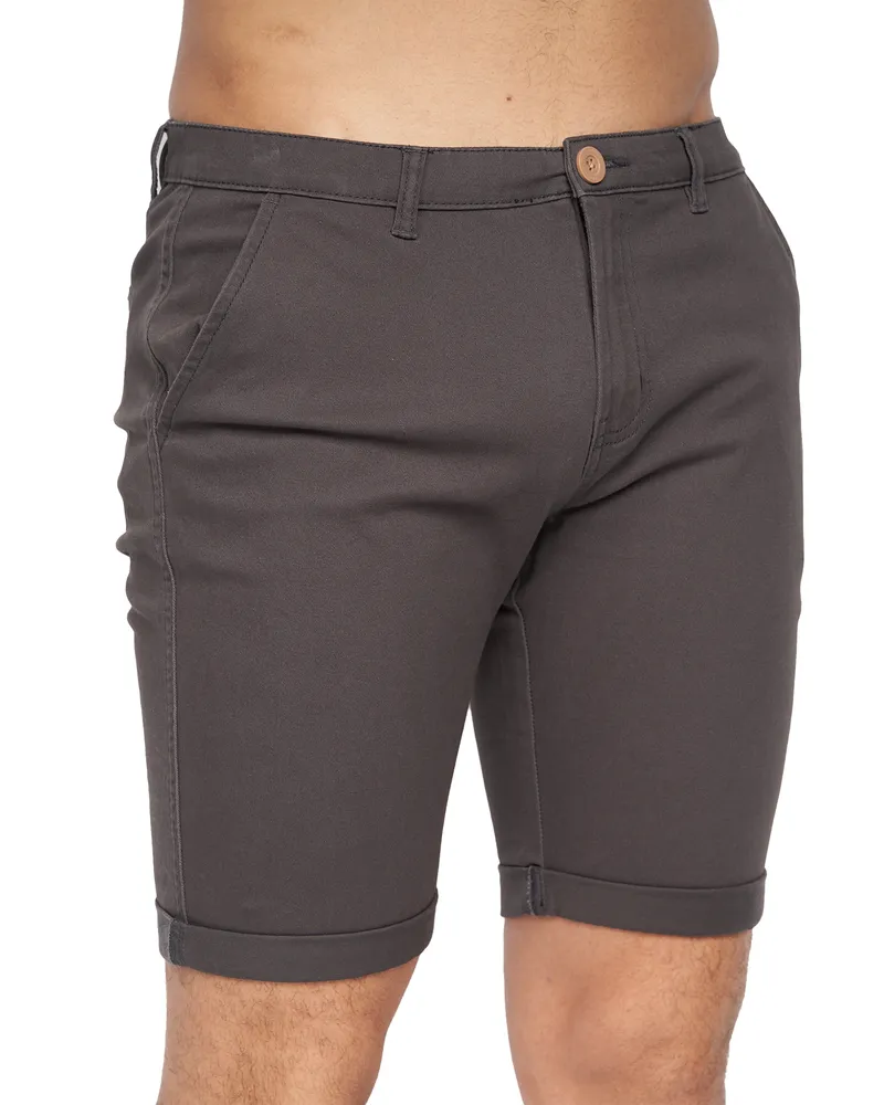 CrossHatch Sinwood" Shorts für Herren (Holzkohle Anthrazit