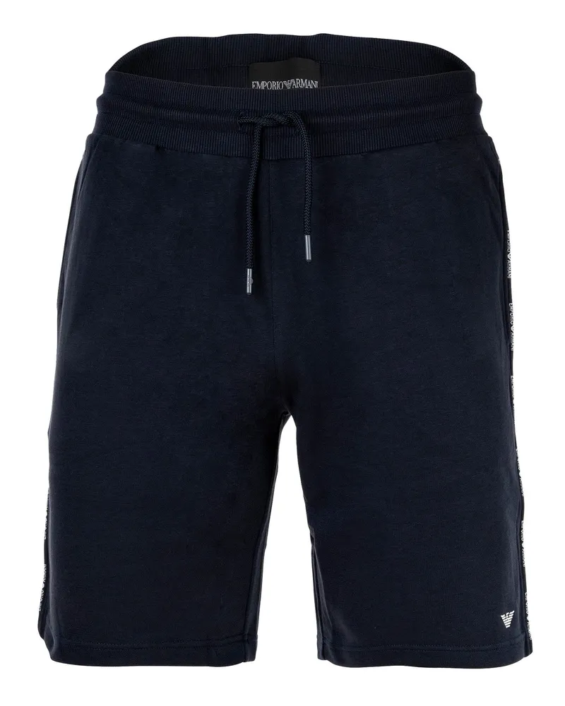 Emporio Armani Herren-Shorts mit Adlermotiv Blau