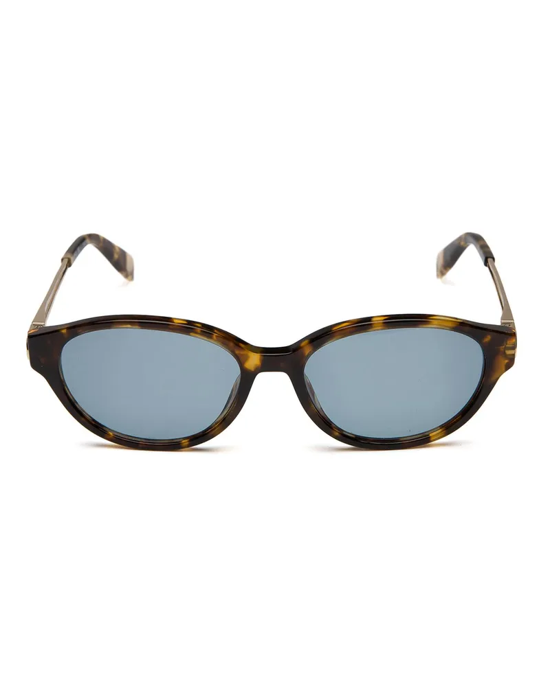 Furla Sonnenbrille Glänzend Schwarz Schwarz