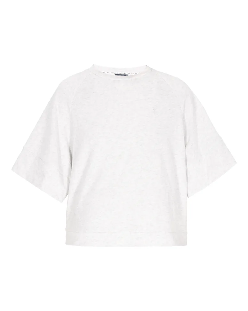DreiMaster Sweatshirt Frauen cremeweiß meliert Wollweiß