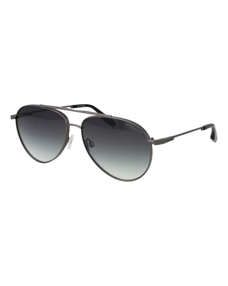Trussardi Sonnenbrillen TSM3015 02B 62 Dunkelgrau