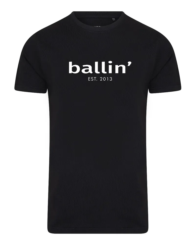 Ballin Est. 2013 Tapered Fit Shirt  Schwarz Schwarz