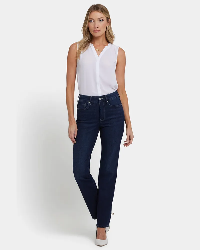 NYDJ not your daughter's Jeans  Marilyn Straight Jeans (Midnight Breeze) - Blau Blau