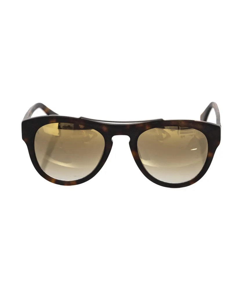 Frankie Morello Runde Sonnenbrille Modell Fr22131 Braun