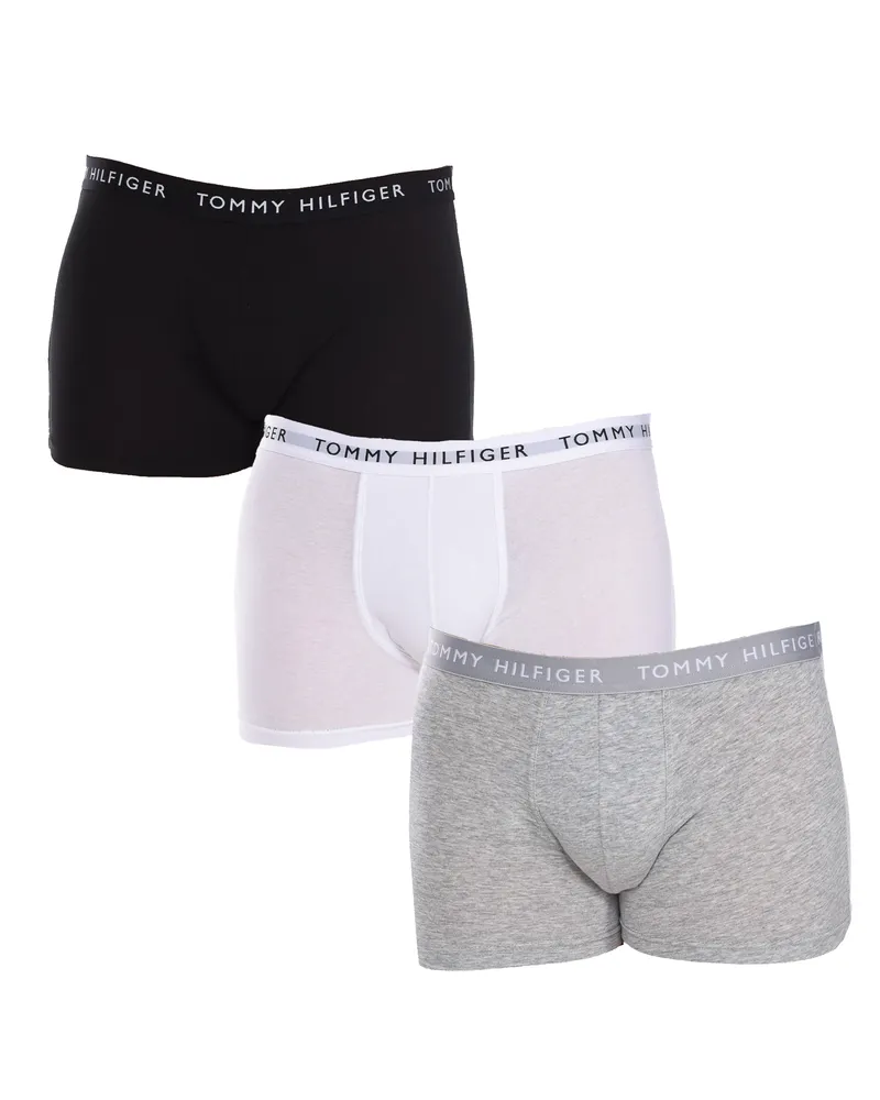 Tommy Hilfiger Pack-3 Boxershorts aus atmungsaktivem Stoff mit anatomischer Vorderseite UM0UM02203 men Mehrfarbig