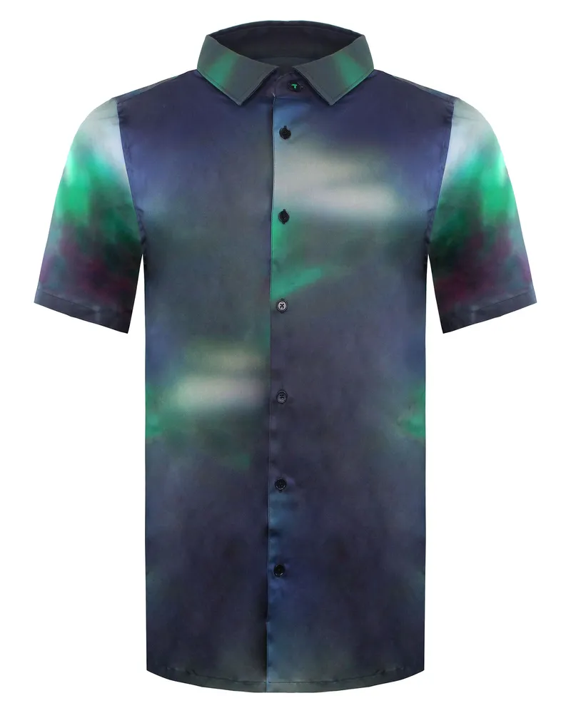Ted Baker Evesho Hemd, bedruckt - Marineblau Marineblau