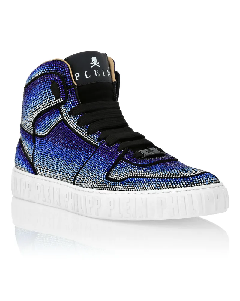 Philipp Plein Hightop-Sneaker Dunkelblau