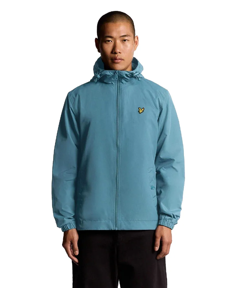 Lyle & Scott Jacke für Herren, Durchgehender Reißverschluss (Blau Blau