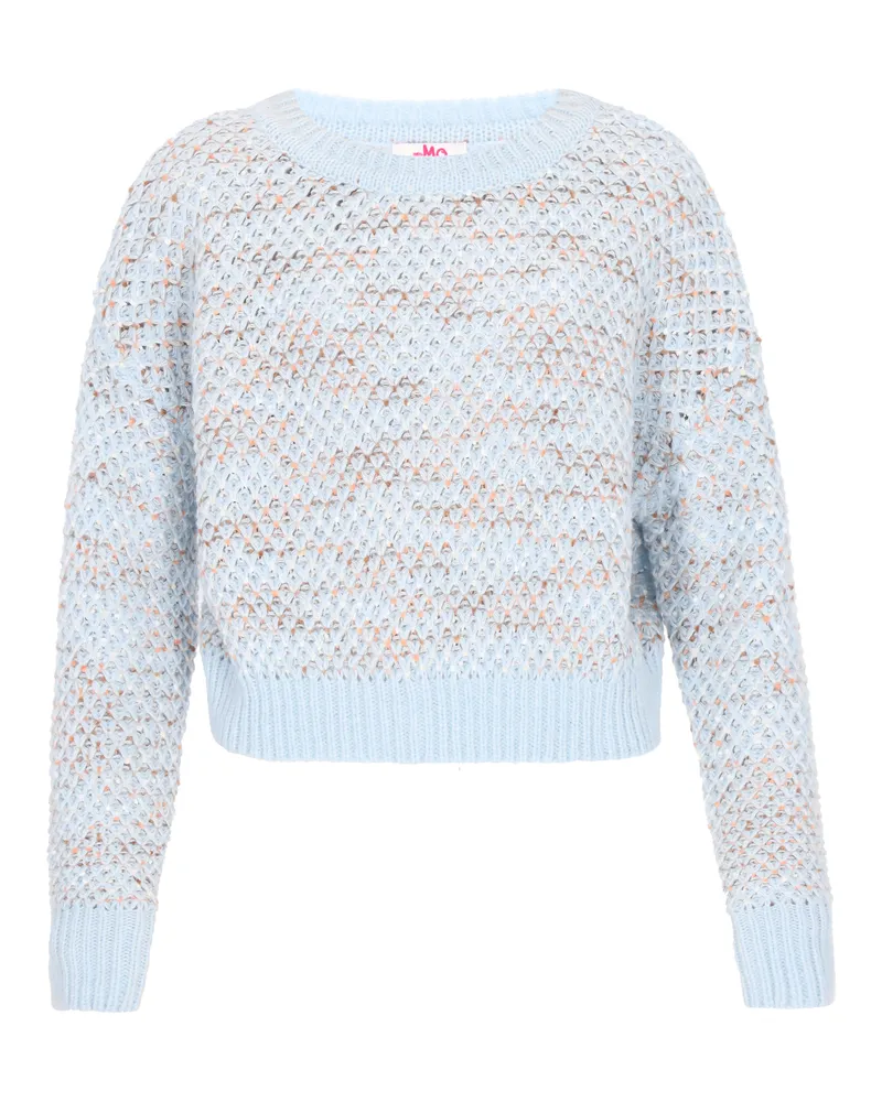 My Mo Pullover Frauen blue melange Blau