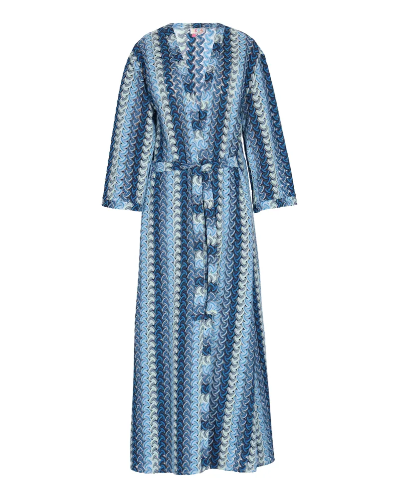 IZIA Kimono Damen Blau Mehrfarbig Mehrfarbig