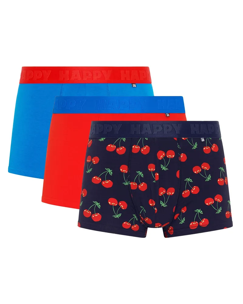 Happy Socks Boxershorts im 3er-Pack - Rot Rot