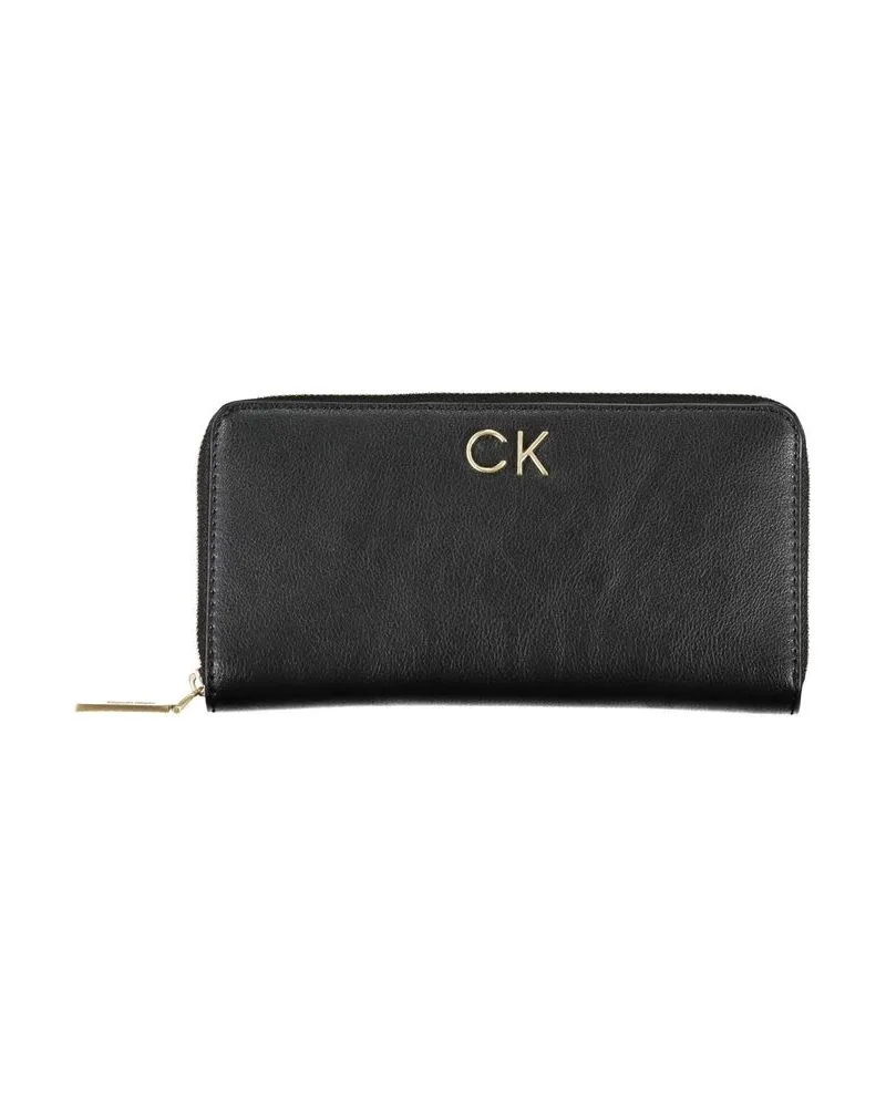 Calvin Klein Ck Monogram Reißverschlussbörse K50k504866 Schwarz