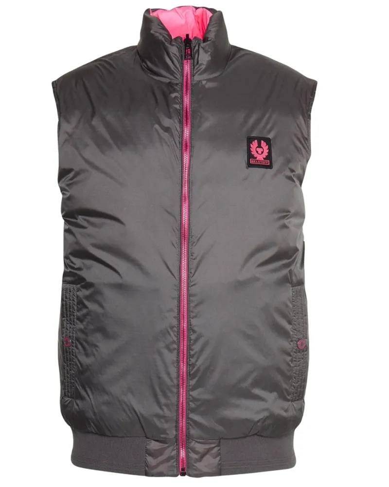 Belstaff Flash Circuit Wende-Daunenweste in Granitgrau Grau