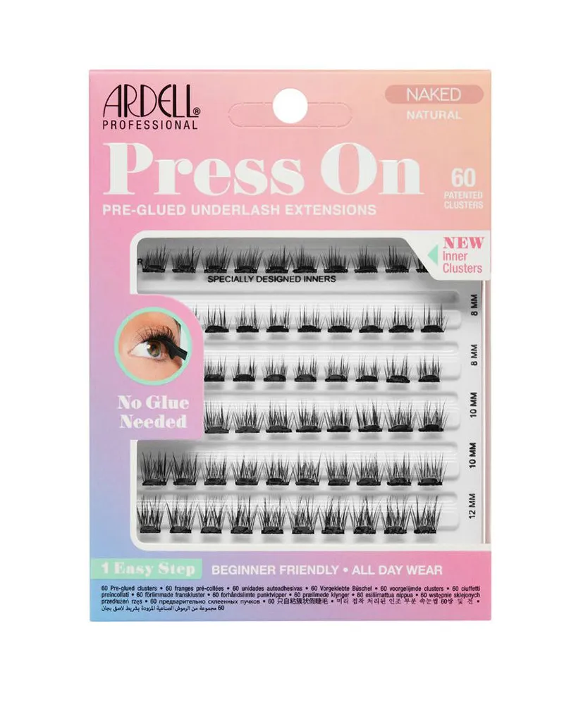 ARDELL Press On Vorgeklebte Wimpernverlängerungen #naked Natural 60 Stück 