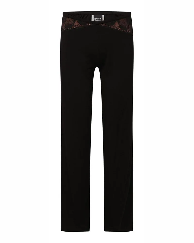 HUGO BOSS Schlafanzughose für Damen (Schwarz Schwarz