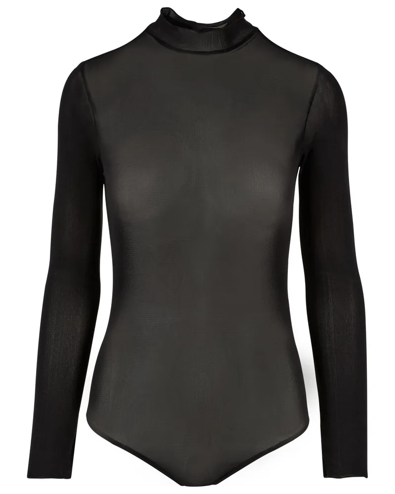 Urban Classics Bodysuit Rollkragen für Damen (Schwarz Schwarz
