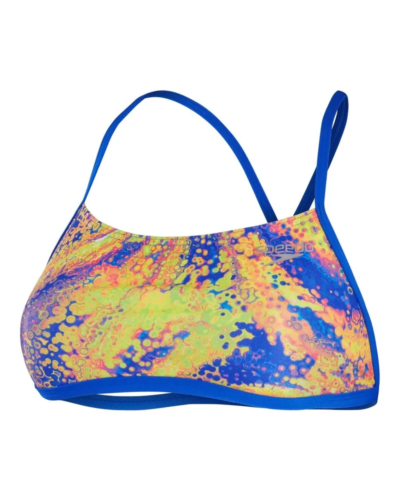 Speedo Bikini Oberteil für Damen (Pink/Gelb Hellrosa