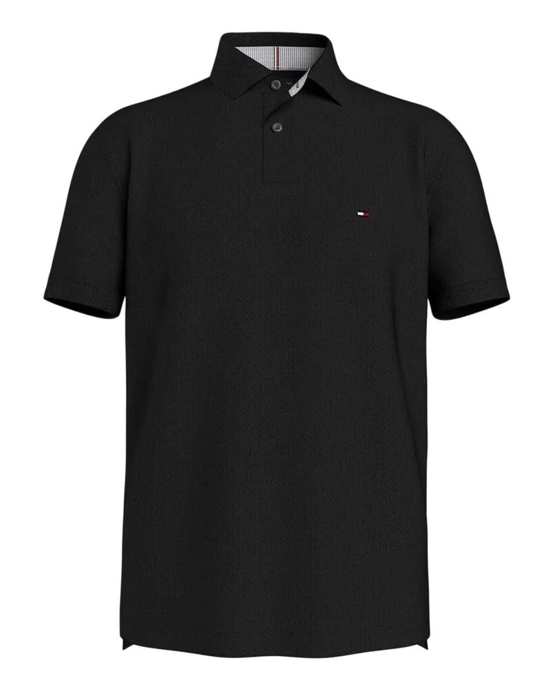 Tommy Hilfiger 1985" Poloshirt für Herren (Schwarz Schwarz