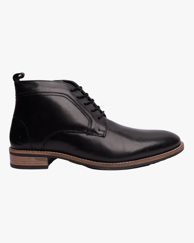 Hush Puppies DECLAN LACE Herren Ankle Boots Schwarz Schwarz