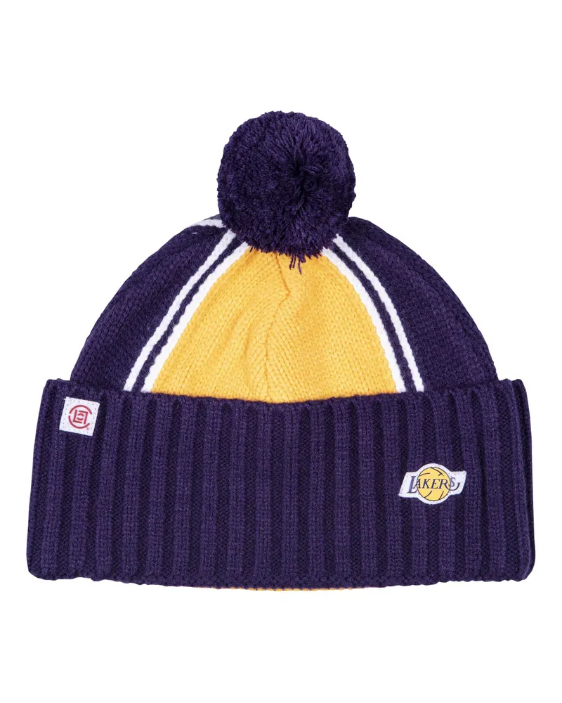 Mitchell & Ness x Clot la Lakers Herren Beanie Lila