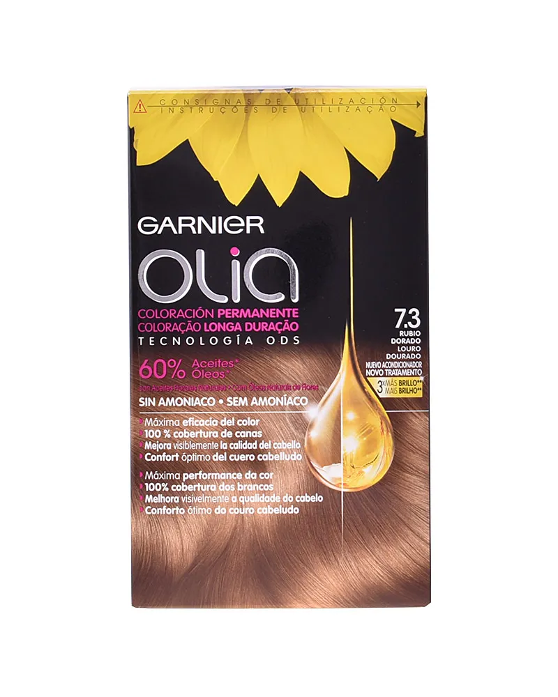 Garnier Olia Coloración Permanente #7,3-golden Dark Blonde Set 4 pz 