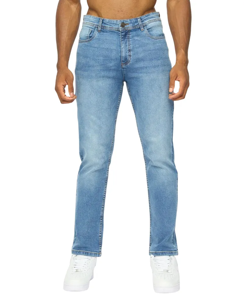 Duck and Cover Janstar" Jeans für Herren (Steinwaschen Marineblau