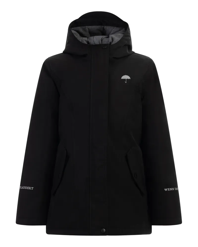Schmuddelwedda Winterjacke Mädels schwarz Schwarz