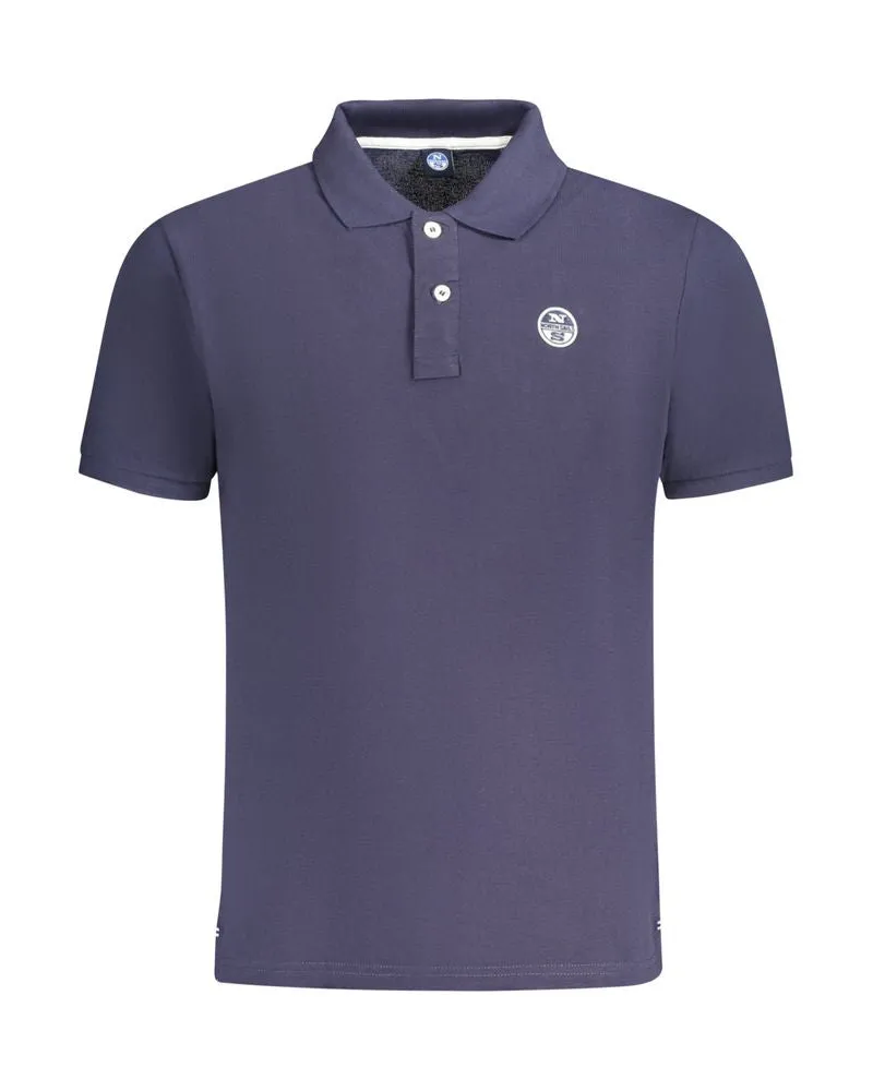 North Sails Blaue Baumwolle Herren Polo Blau