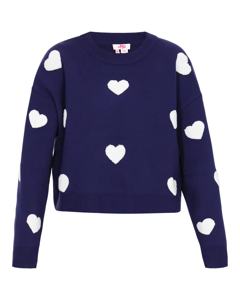 My Mo Pullover Frauen Marine Marineblau