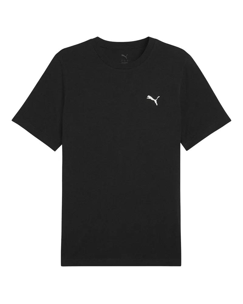 Puma T-Shirt für Herren, Regulär (Schwarz Schwarz