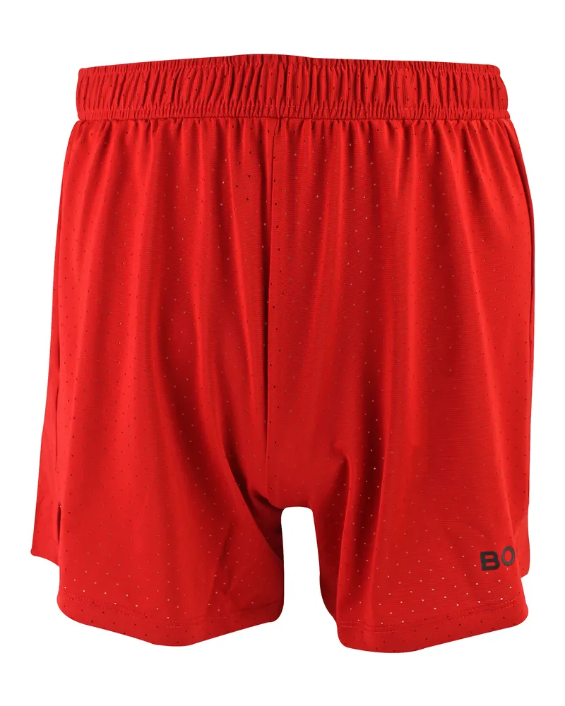 Björn Borg Lauf-Shorts, atmungsaktiv, leicht und perforiert, Herren - Rot Rot
