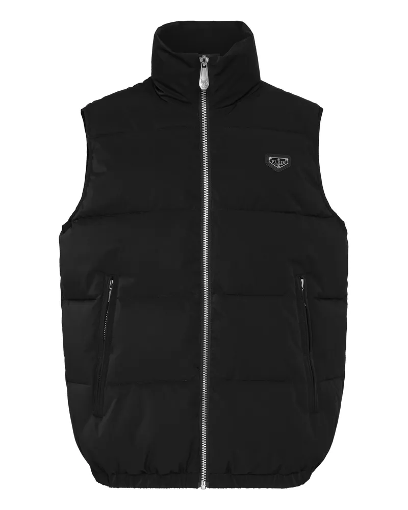 Philipp Plein Daunenweste - Schwarz Schwarz