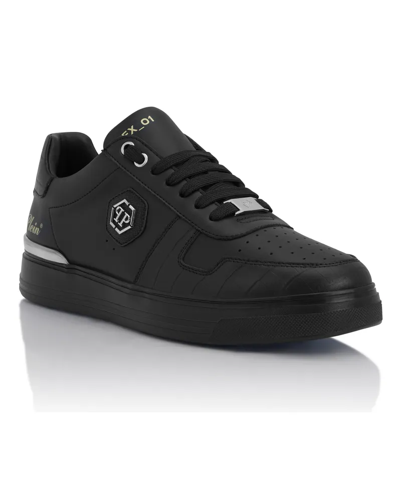 Philipp Plein Lo-Top-Sneakers Cocco - Schwarz Schwarz