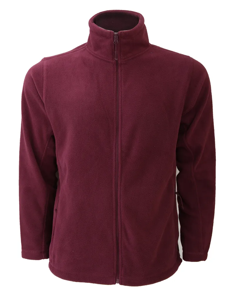 Russell Athletic Russell Mens Full Zip Outdoor Fleece Jacke (Burgund Bordeaux