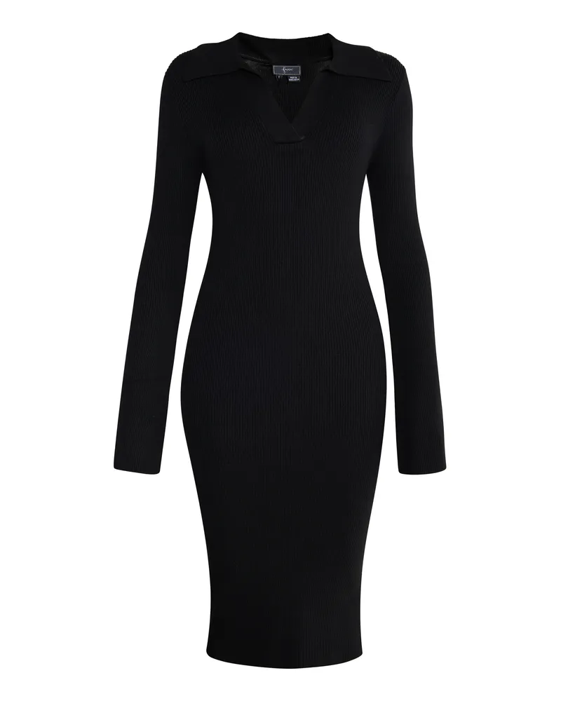 FAINA Jersey-Etuikleid Damen schwarz Schwarz