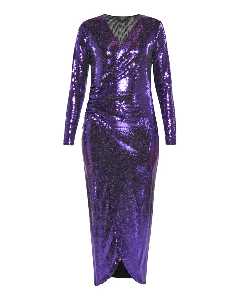 FAINA Kleid Damen violett Violett