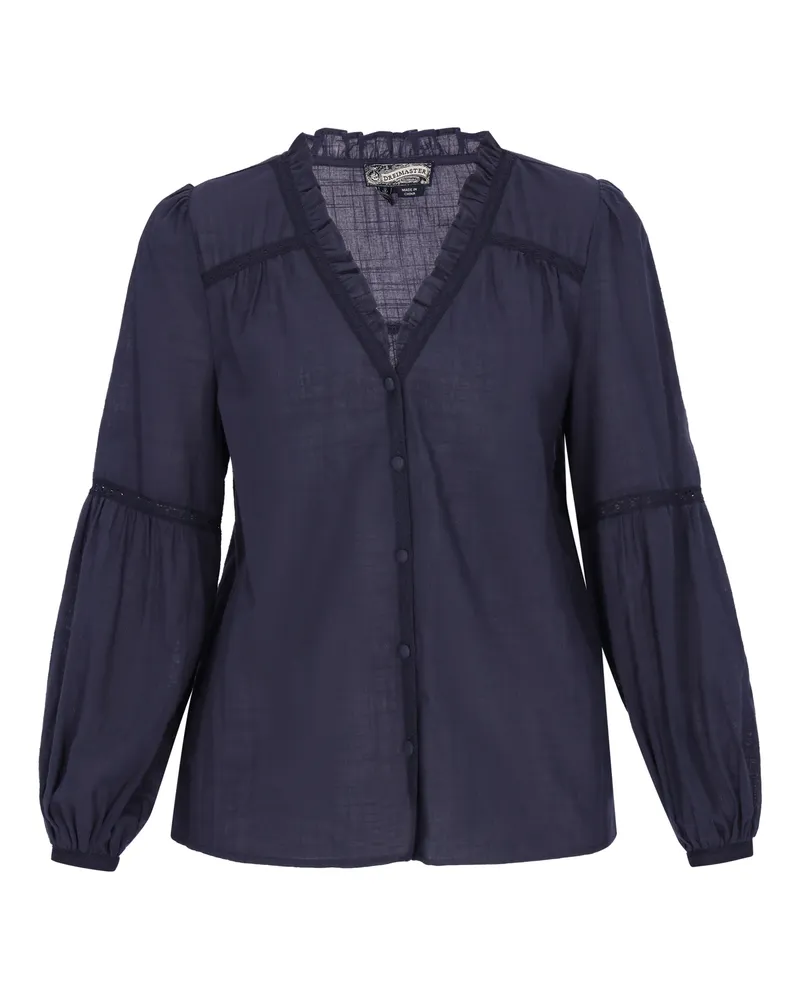 DreiMaster Hemd Frauen Marine Marineblau