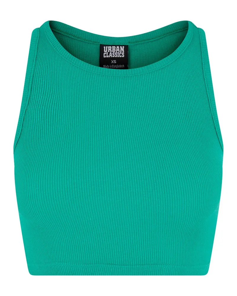 Urban Classics Kurzes Top für Damen (Farngrün Grün