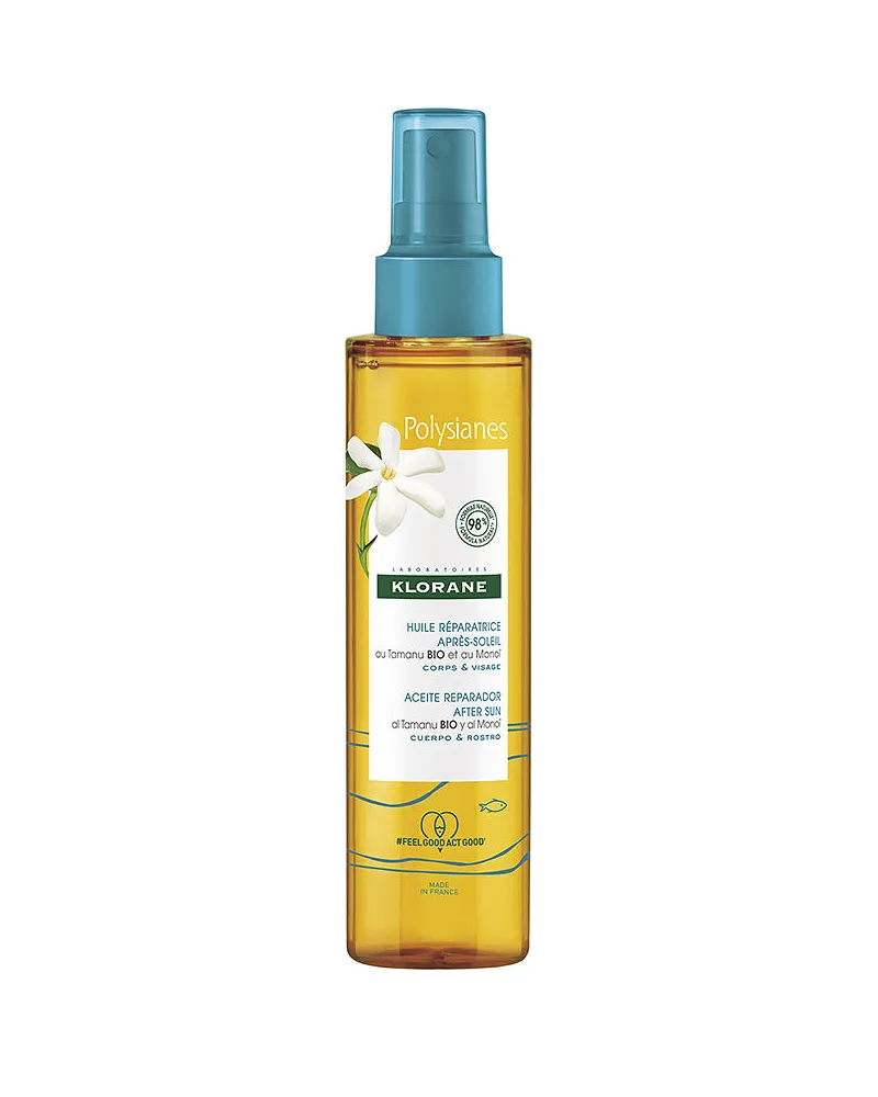 Klorane Polysianes Monoï Y Tamanu Bio Reparaturöl After Sun 150 ml 