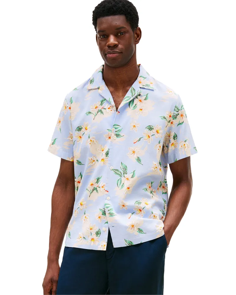 Tommy Hilfiger Hemd für Herren, Leicht (Süßes Blau Blau