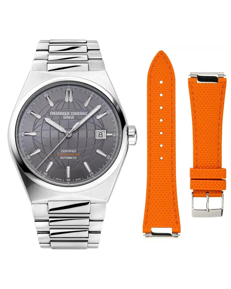Frédérique Constant Frédérique Constant Highlife Cosc Herren Silber Uhr FC-303GO3NH6B Silber