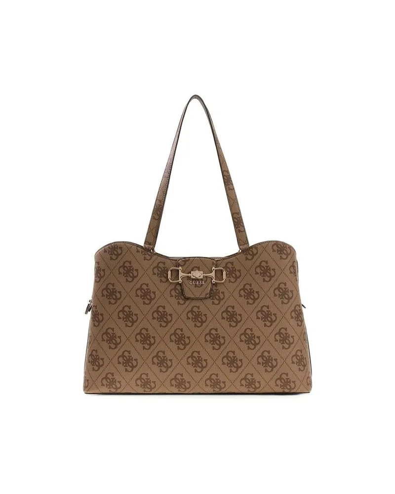 Guess Shopper Tasche Latte Logo Taupe