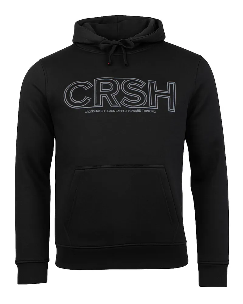 CrossHatch Kendrick bedruckter Herren-Hoodie - Schwarz Schwarz