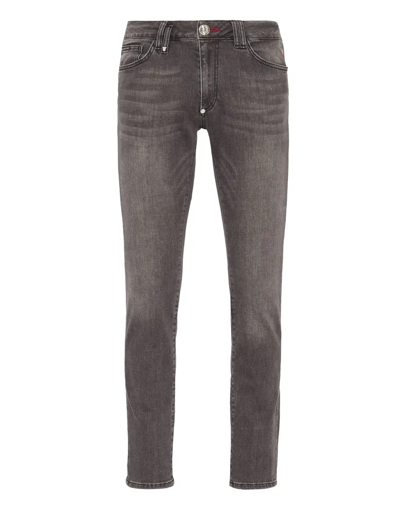 Philipp Plein Jeans Slim Fit Grau