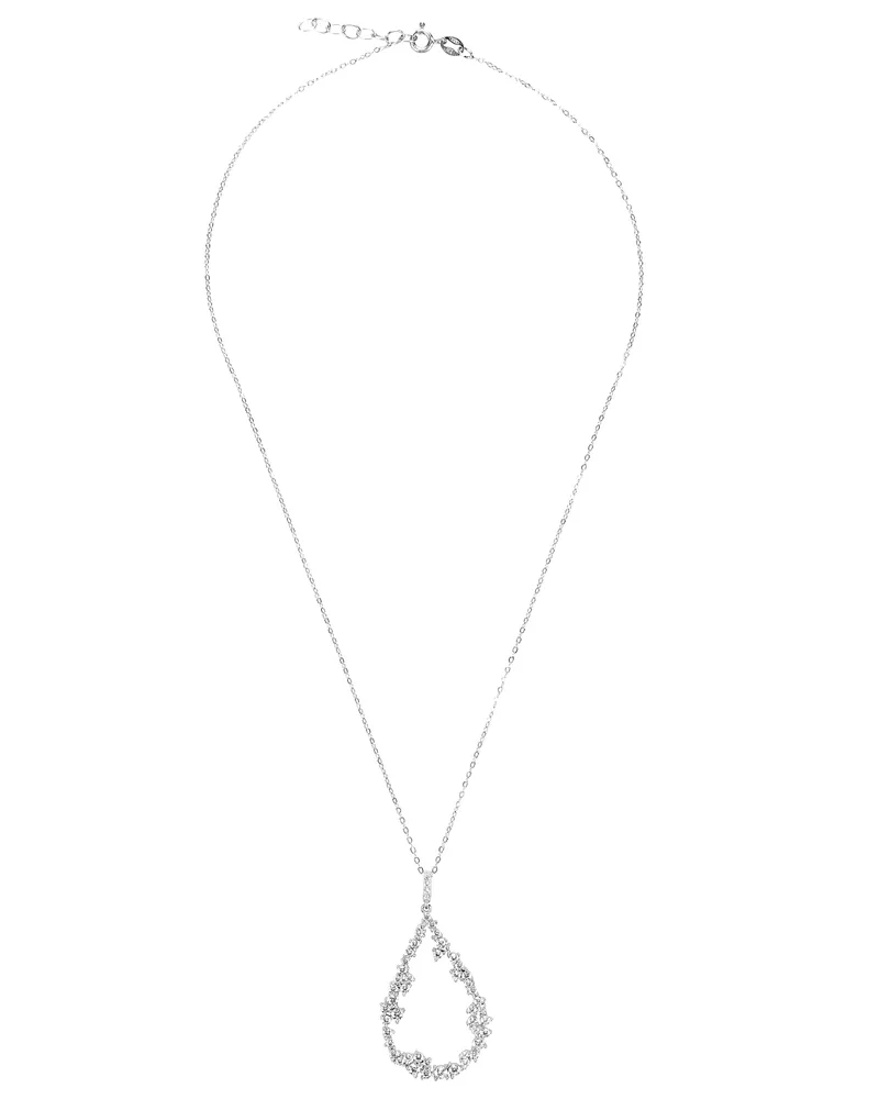 Orphelia Damen-Kette aus 925er Sterlingsilber mit Anhänger – Silber ZH-7424 Silber