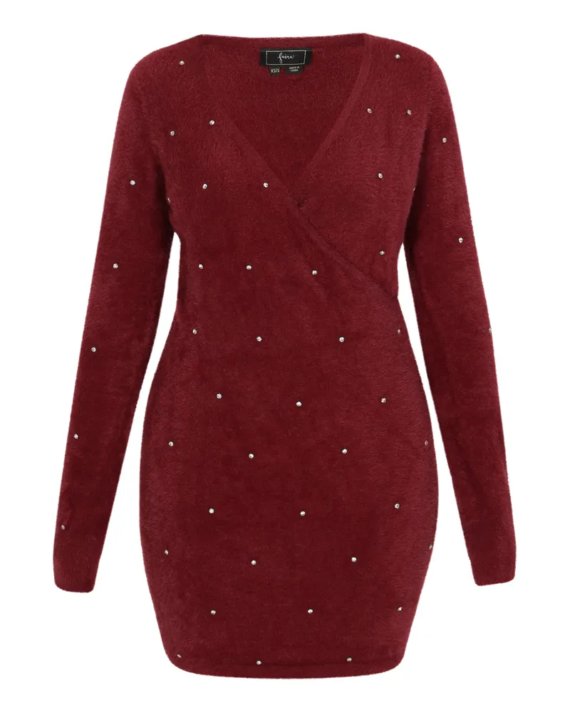 FAINA Kleid Frauen Burgund Bordeaux