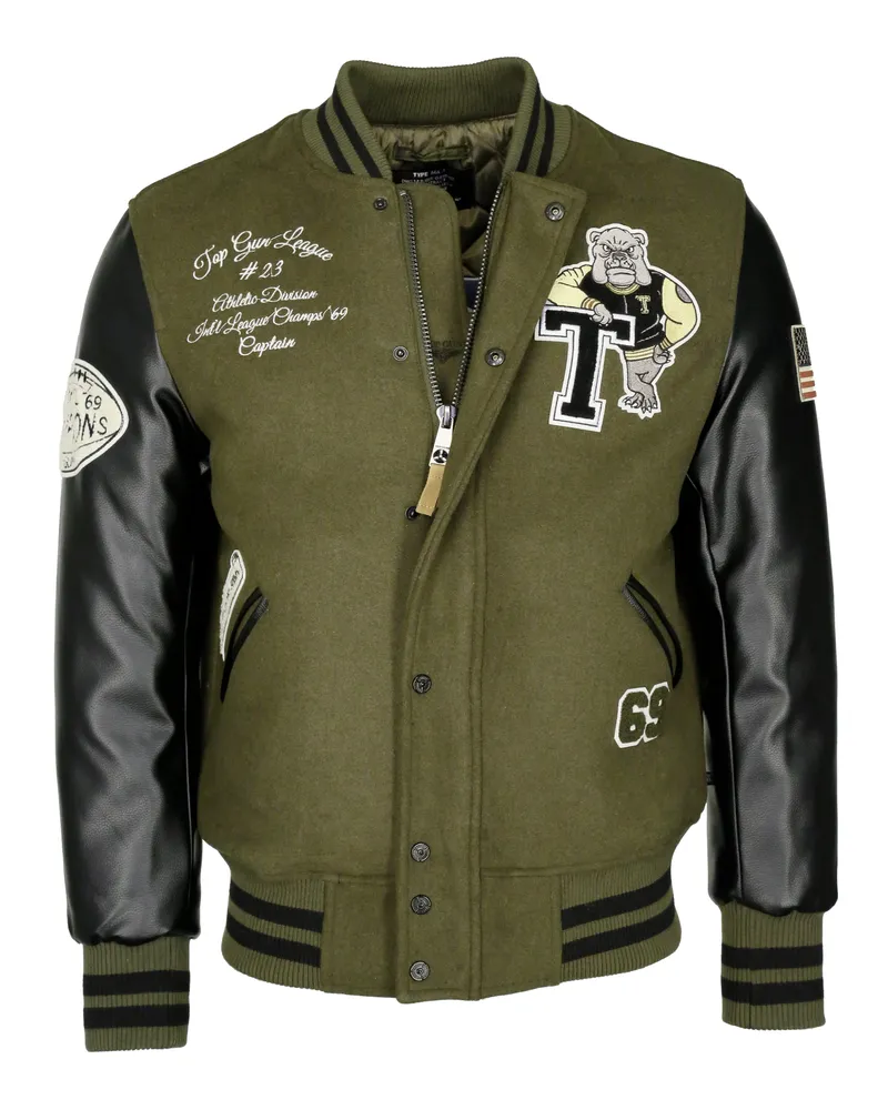 Top Gun Bomberjacke TG20202014 Oliv