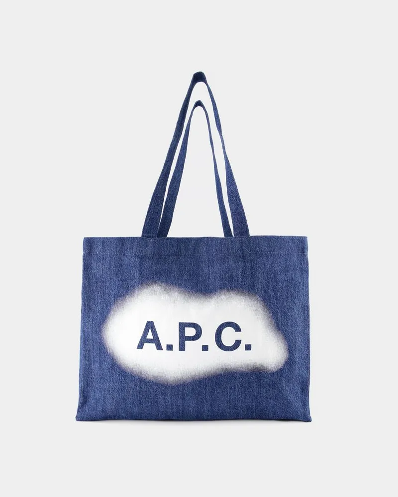 A.P.C. Diane Tragetasche - A.P.C - Baumwolle - Blau Blau