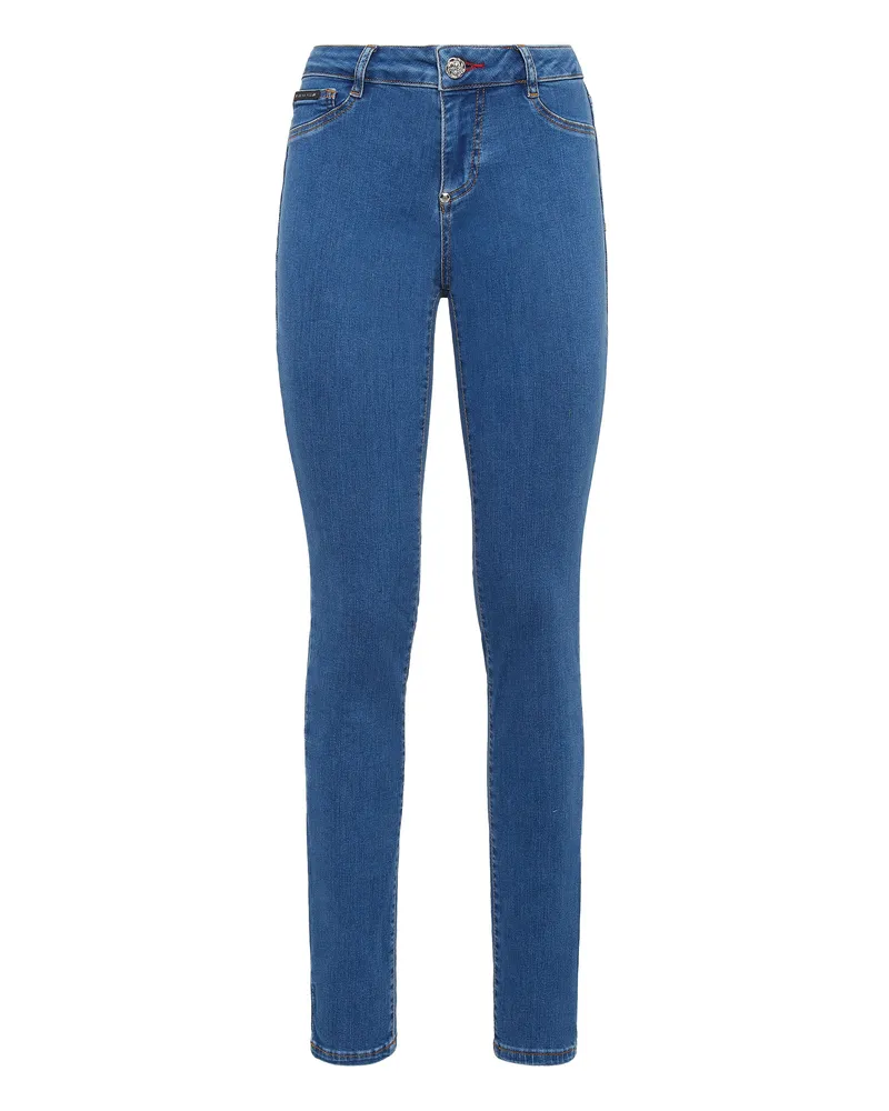 Philipp Plein Jeggings Blau