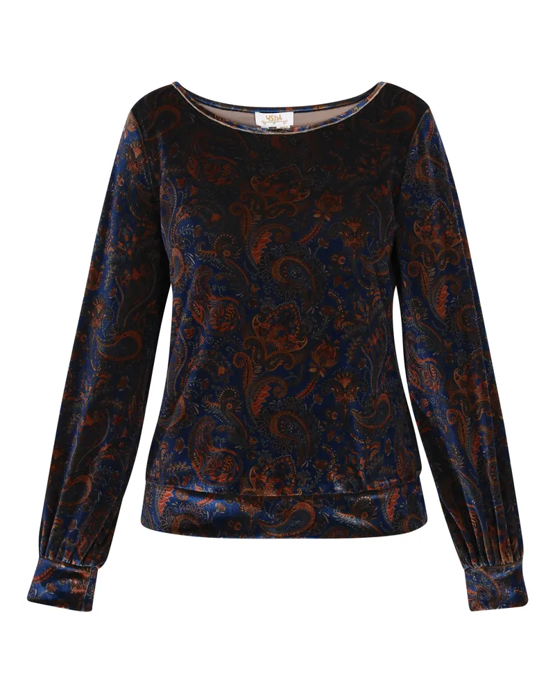Usha Bluse Frauen blau mehrfarbig Blau